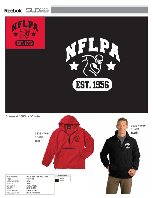 NFLPA Apparel  HARRY MOORE DESIGN